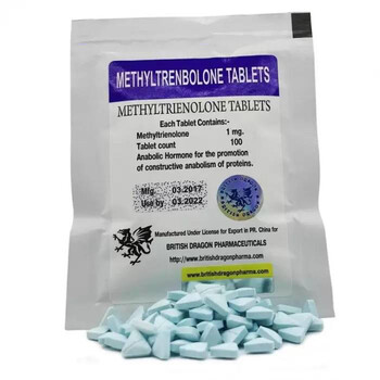 MethylTrenbilone BritishDragonPharma 10 мг/таб 100 таблеток