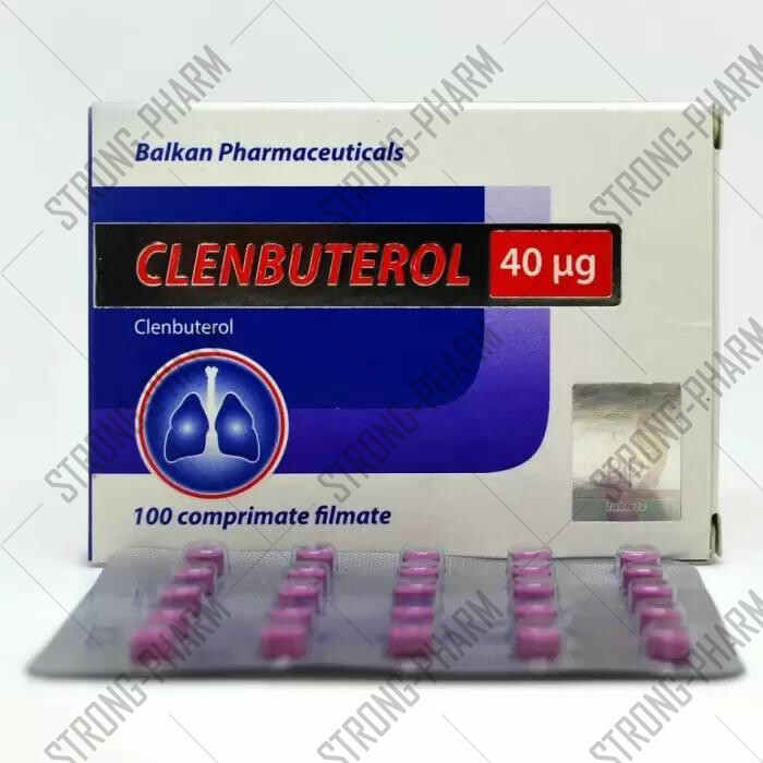 Clenbuterol BALKAN PHARMA 40 мкг/таб 100 таблеток