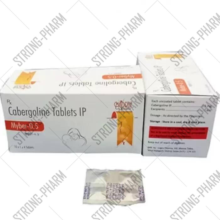 Cabergoline IP MYBER 0.5 мг/таб 4 таблеток