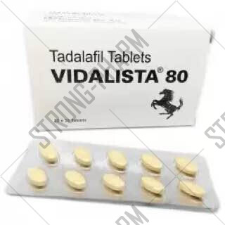 Tadalafil VIDALISTA 80 мг/таб 10 таблеток