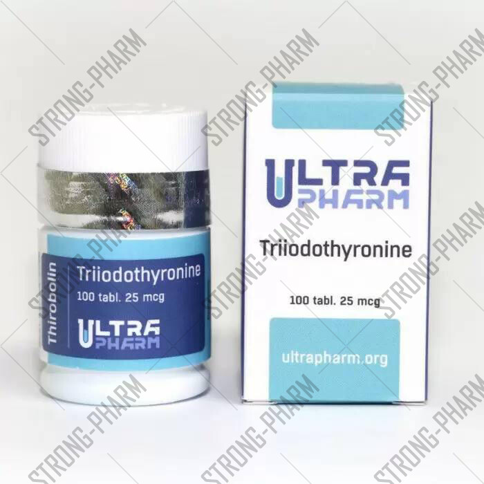 Triiodothyronine ULTRA PHARM 25 мкг/таб 100 таблеток