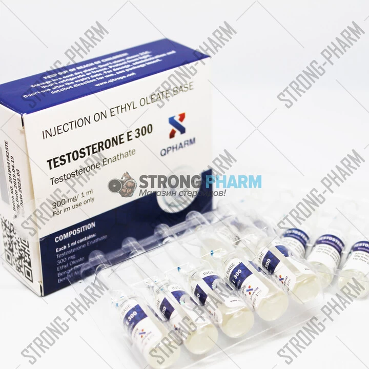 Testosterone E 300 (тестостерон энантат) от QPharm