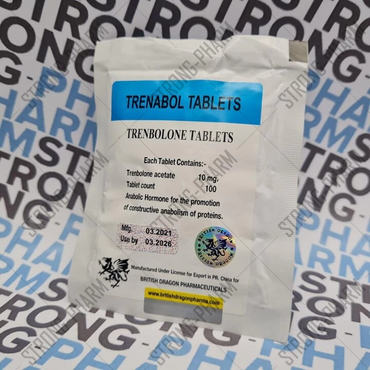 Trenabol British Dragon Pharma 10 мг\таб 100 таблеток