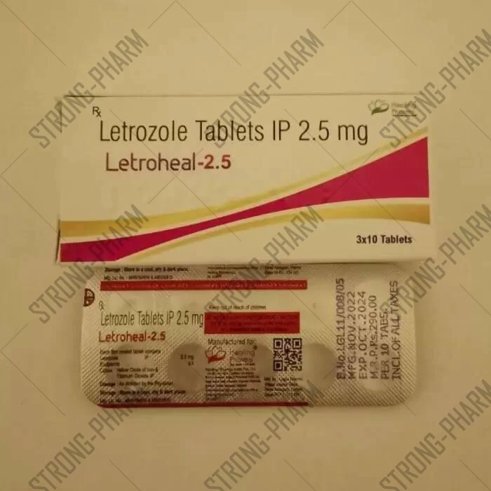 Letrozole ИМПОРТНАЯ АПТЕКА 2.5 мг/таб 10 таблеток